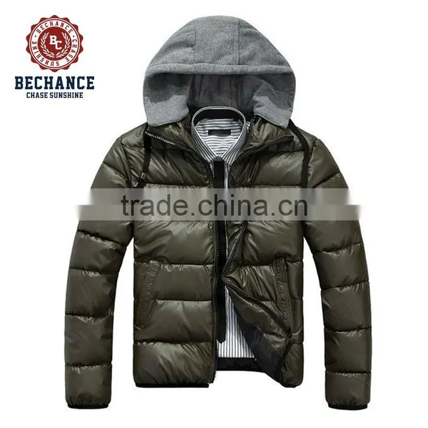 LZ328 Custom European New Style Warmth Mens Winter Down Jacket Hoodies photo-2