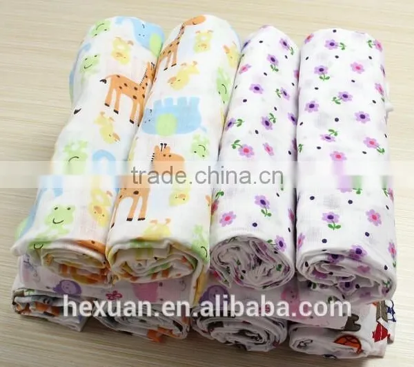 Many Designs You Can Choose ,Soft Wholesale Modern Design Baby Muslin Swaddle Blanket photo-2