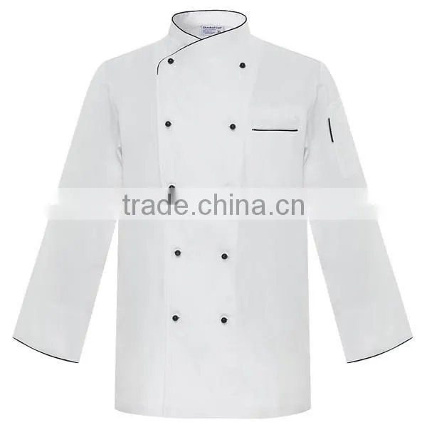 Black Double Breasted Executive Chef Uniform photo-5