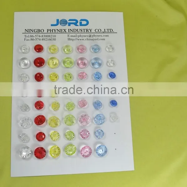 Acrylic Fashion Clear Buttons photo-2