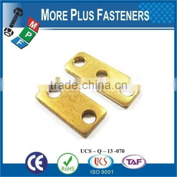 Made in Taiwan Stamping Parts For Connector Brass Material Custom Made Stamping Part photo-3
