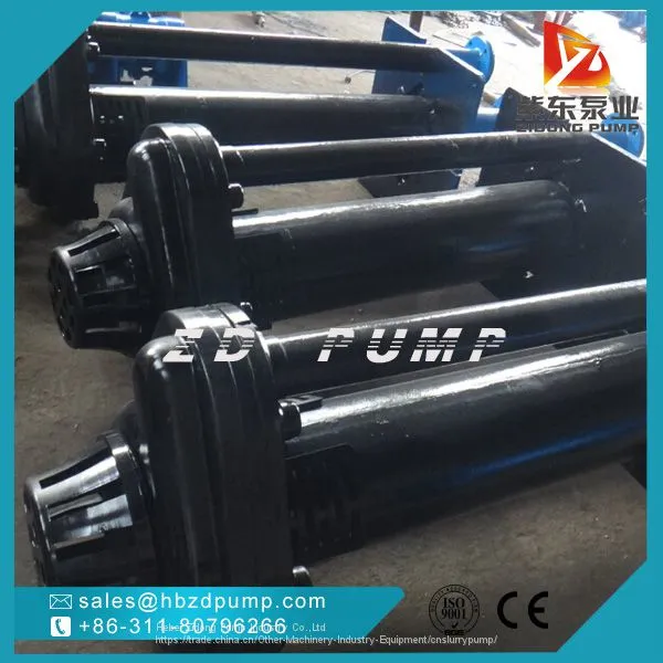 Rubber Liner or Metal Liner Vertical Sump Pump, Submersible Mining Slurry Pump