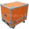 Orange 12U Flight Case Hardware Plastic Cases For DJ Mixer Case