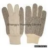 Sell Canvas Glove With Black Pvc Dots On Palm