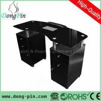 Glass Top Manicure Table