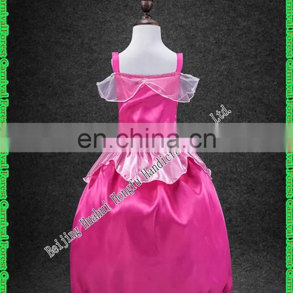 2016 Frozen Elsa Girl Party Dress , The New Children Dress Roses Sleeping Beauty Frozen Elsa ANNA Dress Cartoon 79825-1 photo-3