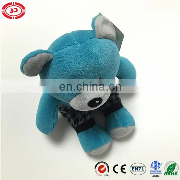 Blue Bear With Suspender Mr. Gentleman Cute Kids Teddy Bear Toy photo-2