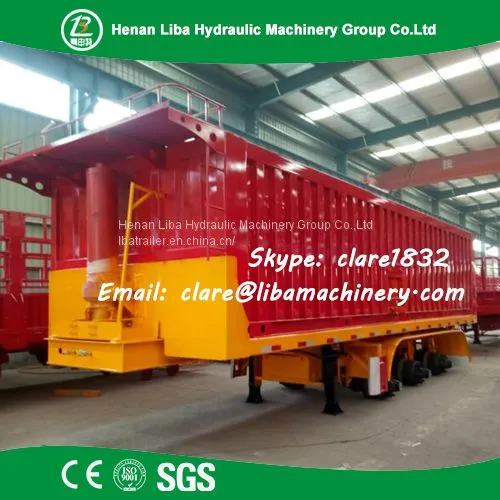 Direct Factory Hot Sale in Pakistan Side Tipper Rear Dump Truck Trailer Low Price Semi Trailer photo-4