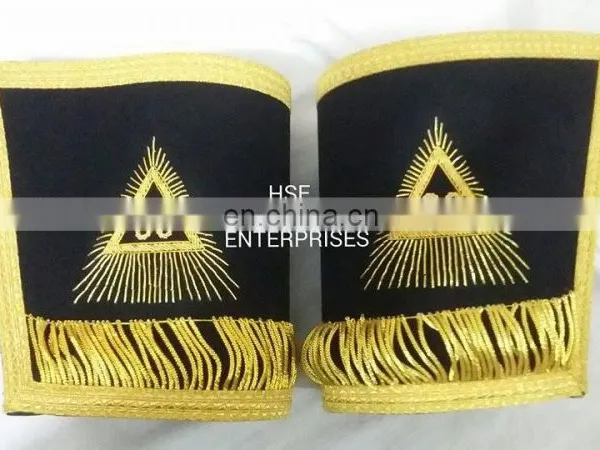 SCOTTISH RITE 90TH DEGREE CUFF'S BLACK photo-2