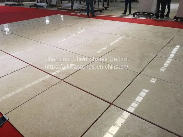 Beige Marble Tiles Ivory White Interior Wall Tiles Cladding Marble Stone Floor Tiles Bathroom Tiles photo-2