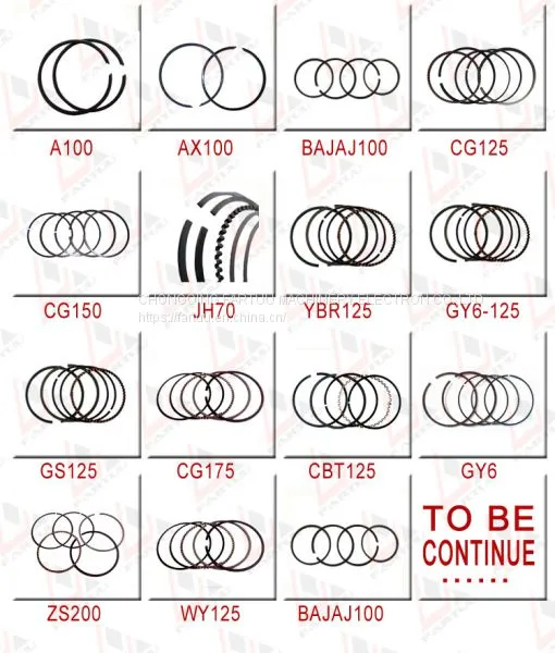 Wholesale Bicycle Parts Bajaj Motorcycle Engine Piston Ring photo-3