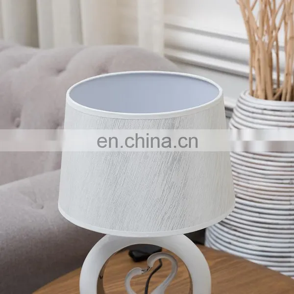 Novel Gift Item Love Theme Custom Swan Shape Ceramic Modern Nordic Table Lamps for Hotel Home Decor photo-2