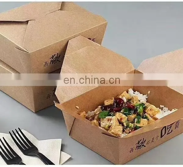 Xuanhai ZF800/1200 Auto Gluing Paper Take Away Fast Food Box Making Machine Price in Ruian China photo-3