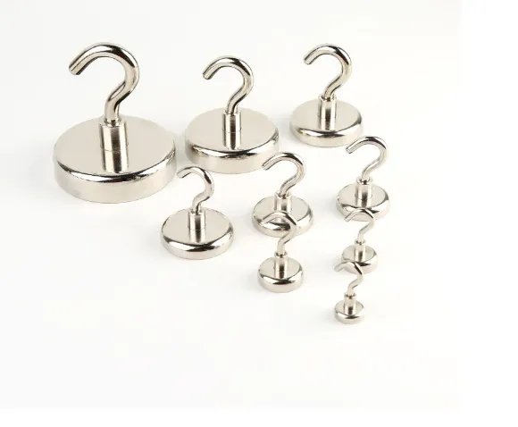 60mm Neodymium 265lb Super Strong Magnetic Metal Hooks