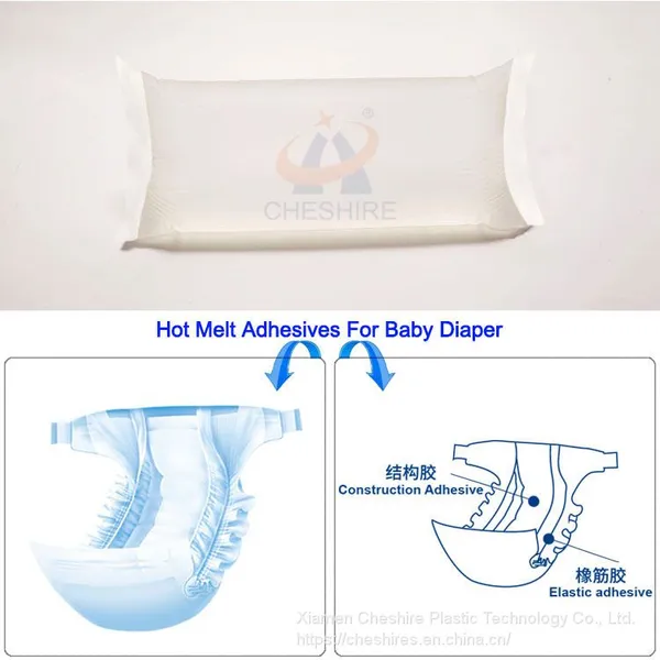 Structure Glue Transparent Colorless Hot Melt Pressure Sensitive Adhesive for Nursing Pads Baby Diaper Construction Glue photo-4