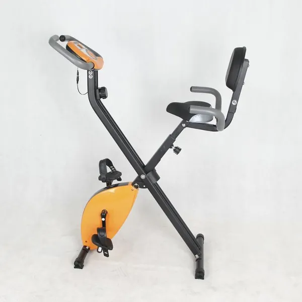 Home Use Folding Magnetic Exercise Bike X-Bike With Back Seat photo-2