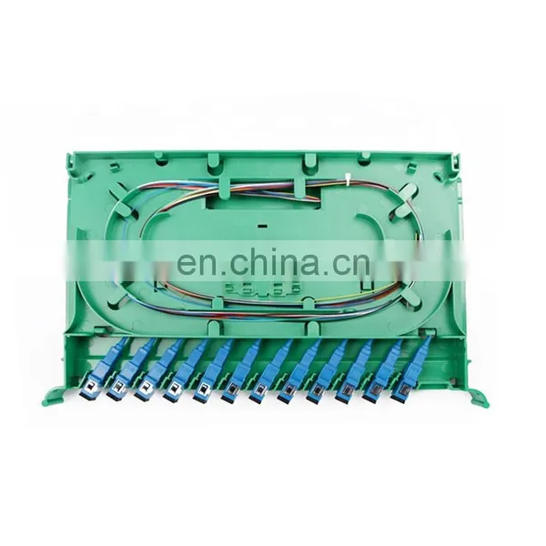 19 Inch 24 48 96 144 Core Rack Mounted Cold-Roll Steel Optical Fiber ODF Optical Distribution Frame Full Load photo-3