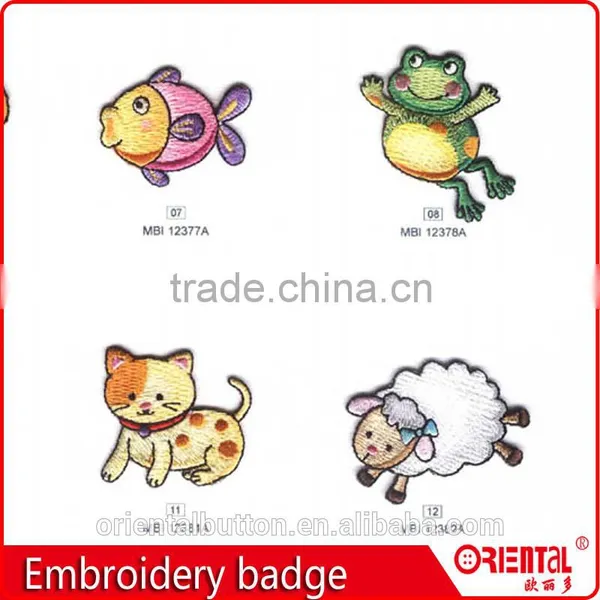 High Quality Custom Kids Embroidered Patches for Kids photo-4
