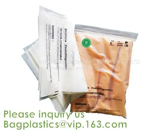 Compostable Metallic Glossy Holographic Private Label Bubble Mailing Bag, Zip Slider Clear Glitter Bubble Pouch Bag photo-3