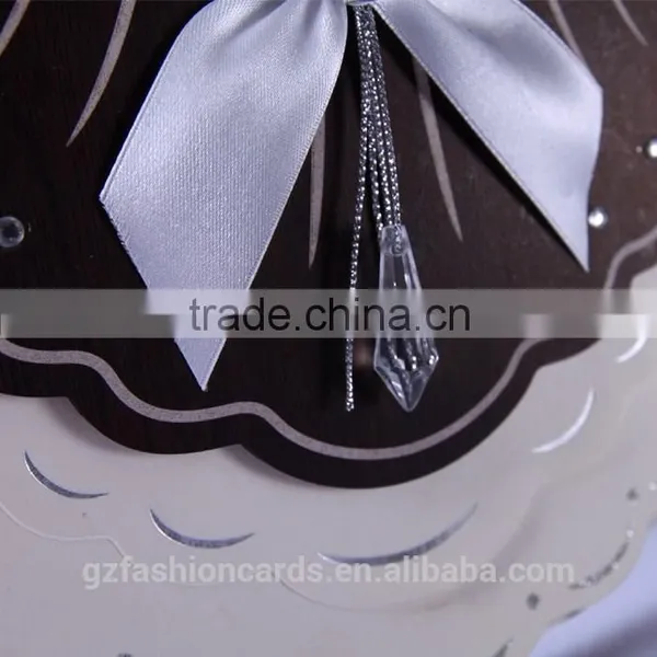 Hot Sale Creative Scallop Shape Wedding Invitation Cards Models photo-6