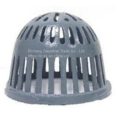 Small Sump Aluminum Dome Cast Iron Roof Drain With 4 Inch Push On Outlet photo-4