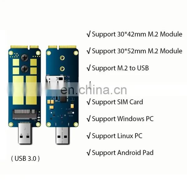 M2 to USB/MiniPCIe Adapter Support 4G 5G M.2 Module USB3.0 M2 MiniPCIe Adapter photo-2