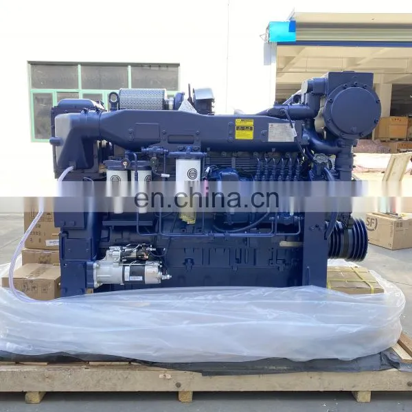 Hot Sale Original Weichai Marine Use WD12C375-21 375hp 2100rpm Boat Engine photo-2