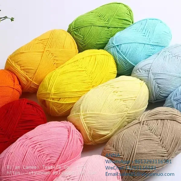 China Wholesale High Quality High Quality Milk Cotton 100 Soft Acrylic photo-3