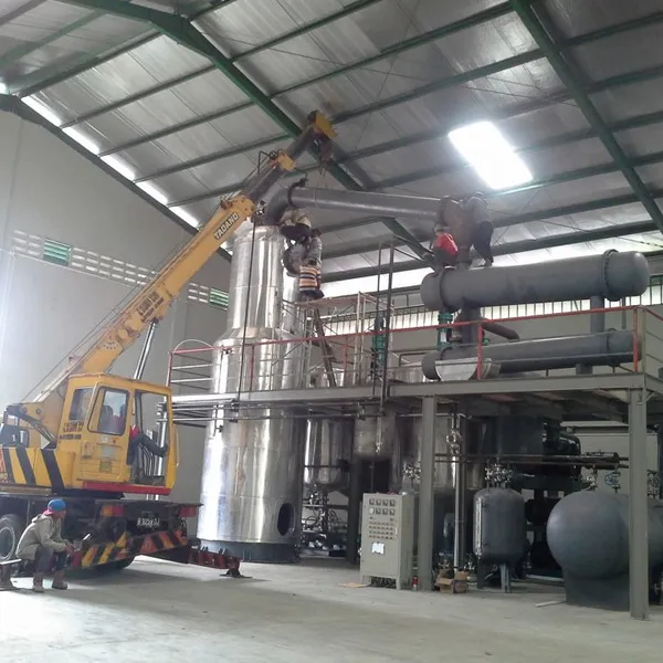 High Recovery Rate Used Engine Oil Purification And Distillation Equipment photo-3