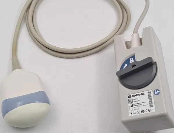 GE RAB4-8L Wideband Convex Realtime 4D Array Ultrasound Transducer Probe