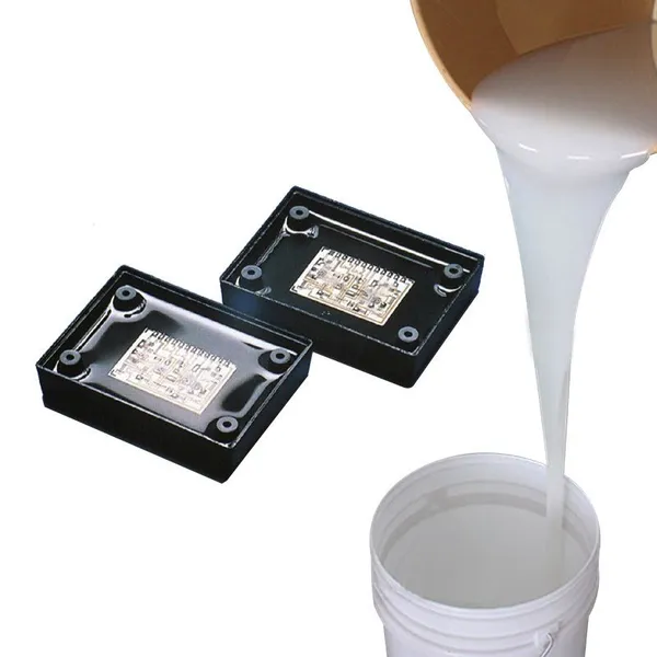 Cheap Silicone Rubber Low Viscosity Easy Flow Thermal Conductivity Effectively Electric Insulation photo-2
