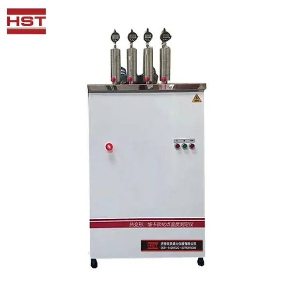 HST-HDTV3003S HDT / Vicat Softening Point Temperature Tester Plastic and Rubber Pipe Material Testing photo-2