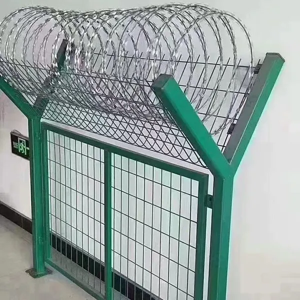 Hot-Dipped Galvanized or PVC Coated Razor Blade Wire for Secure Fencing photo-2
