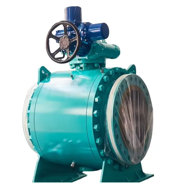 Large Caliber Electric Forged Steel Ball Valve With Hard Seal High Temperature and High Pressure Resistance A105 Material photo-2