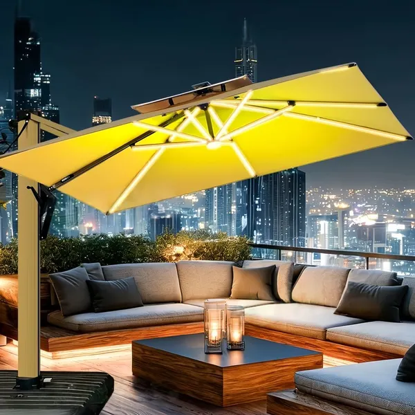 Heavy-Duty Cantilever Patio Umbrella photo-2