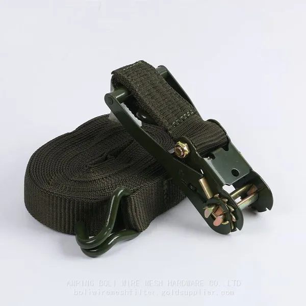 Factory Price Adjustable Ratchet Tie Down With 5000kg Capacity Secure for Daily & Emergency Use Customized Available With or Without Hooks BOLI