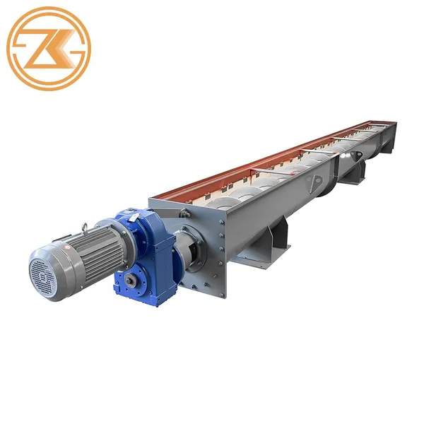 Fully Sealed U Type Spiral Screw Conveyor Anti-block Ash Conveying Machine Carbon Steel CE Certified photo-2