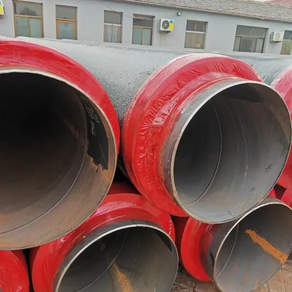 High Density Polyurethane Foam Pre‑insulated Steel Pipe Direct Buried Hot Water Heating Insulation Pipe photo-5