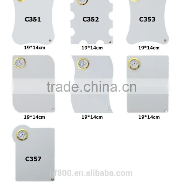 sublimation blank,desktop clock/table clock
