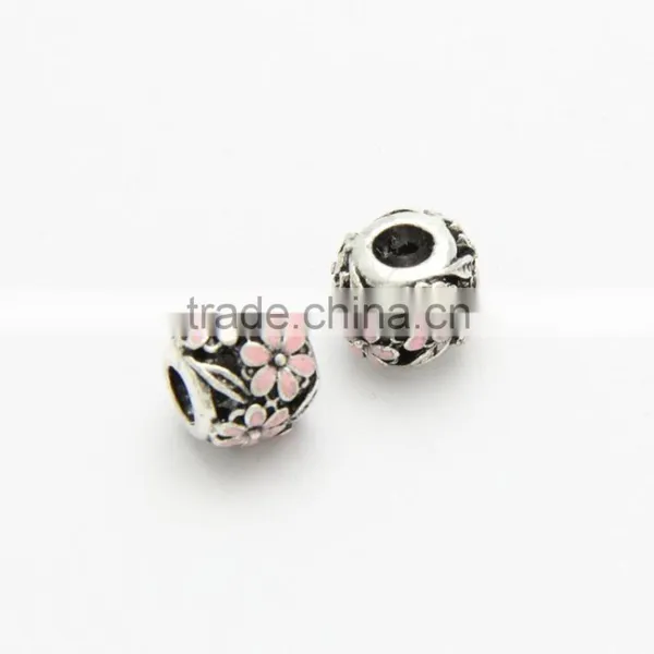 Anti-silver Hollowed-out Diy Zinc Alloy Bracelets and Necklaces Hole Beads photo-3