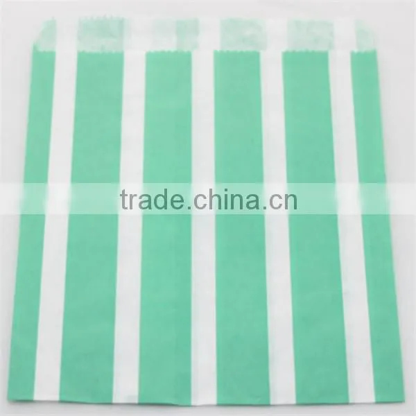 Vertical Striped Paper Favor Bags 5'' x 7'' Best Party Gift Bag photo-2