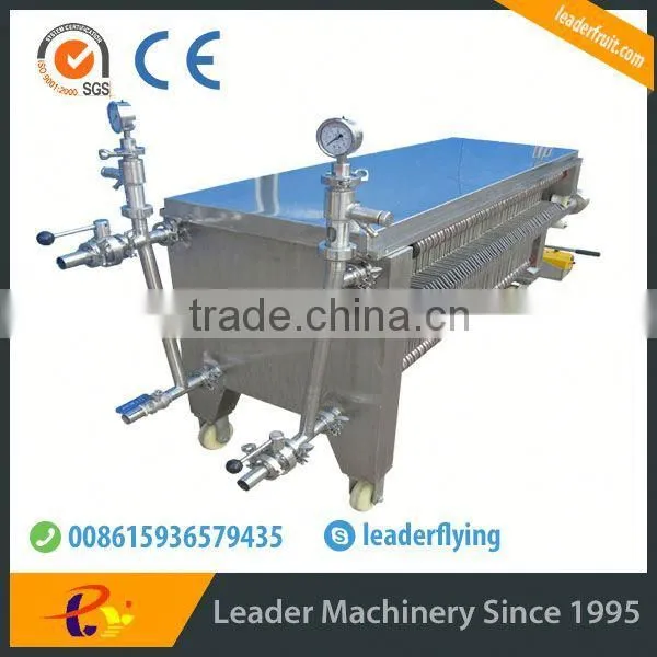 Plate Frame Liquid Products Filtering Machine With Cardboard photo-3