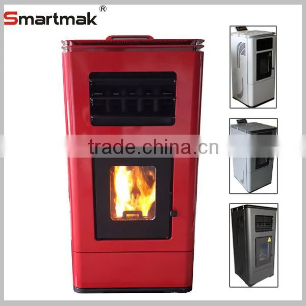 Smartmak Free Standing Wood Pellet Stove With Oven CE EN14785 photo-3