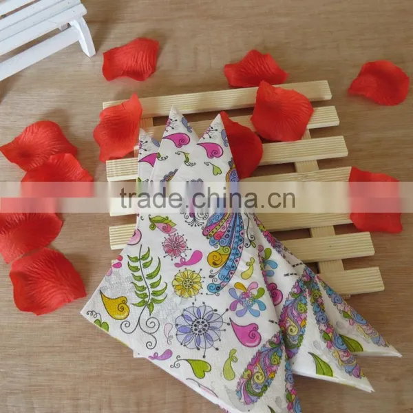 Factory Price Virgin Wood Pulp Folding Tissue Paper Napkins photo-5
