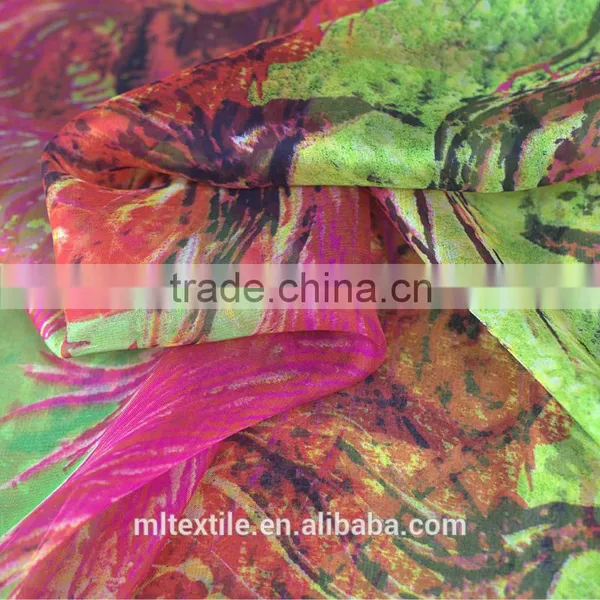 Natural Pure Chinese Silk Chiffon Fabric photo-3