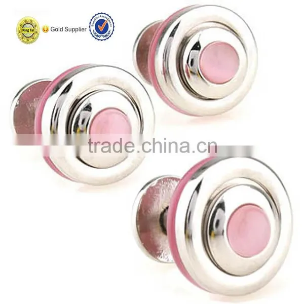 2015 hot selling silver cufflinks/cufflink gift/cufflink with beautiful stone
