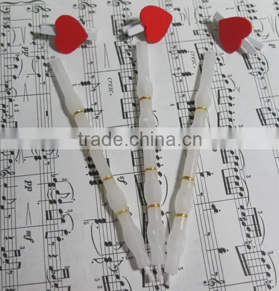 Smokeless and Drippless Paraffin Wax White Decorative Birthday Candle photo-2