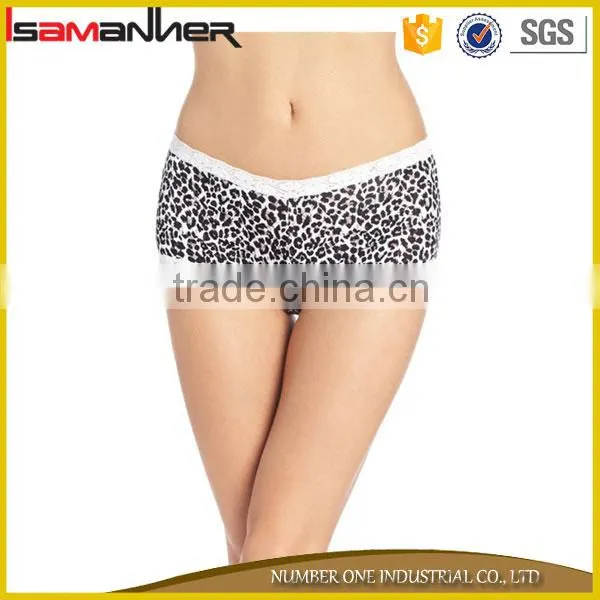 6 Different Colors Custom Made Hipster Cotton Sexy Teenager Girls Boxer Shorts