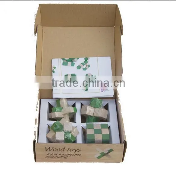 Manufactory Wooden Intelligence Toys iq Puzzle Wooden Magic Box iq Locks photo-3