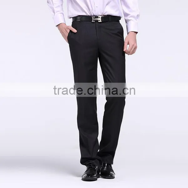 Brand Business Men Dress Trousers Wash and Wear Finish is Men's Suit Pants Work Pant photo-2